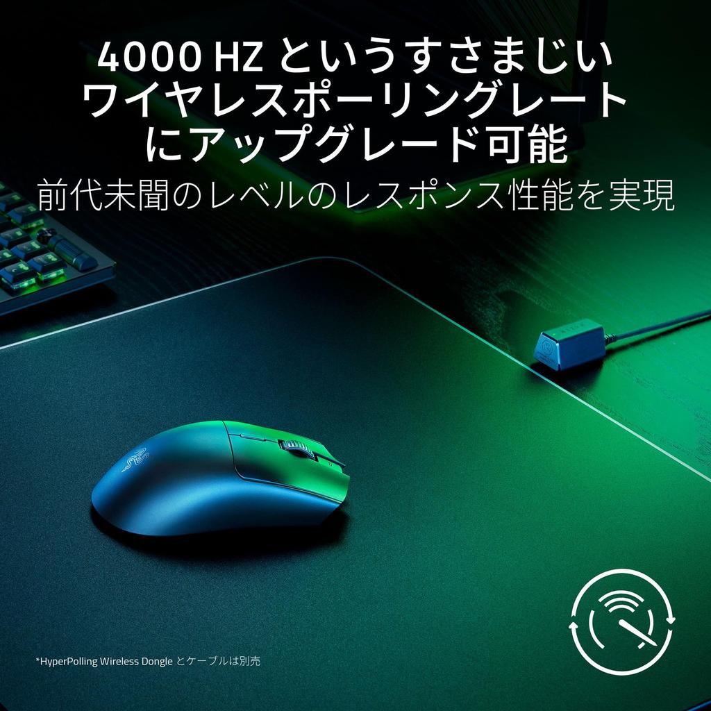 Razer Viper V3 HyperSpeed Легкая беспроводная игровая мышь, идеально подходящая для захвата или HyperSpeed Wireless Focus Pro 30K Оптический датчик Срок службы до 280