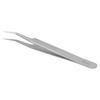 Stainless Steel Eyelash Extensions Tweezers High Accuracy Tweezers Tools for Nail Art(Curved Head 5BSA )