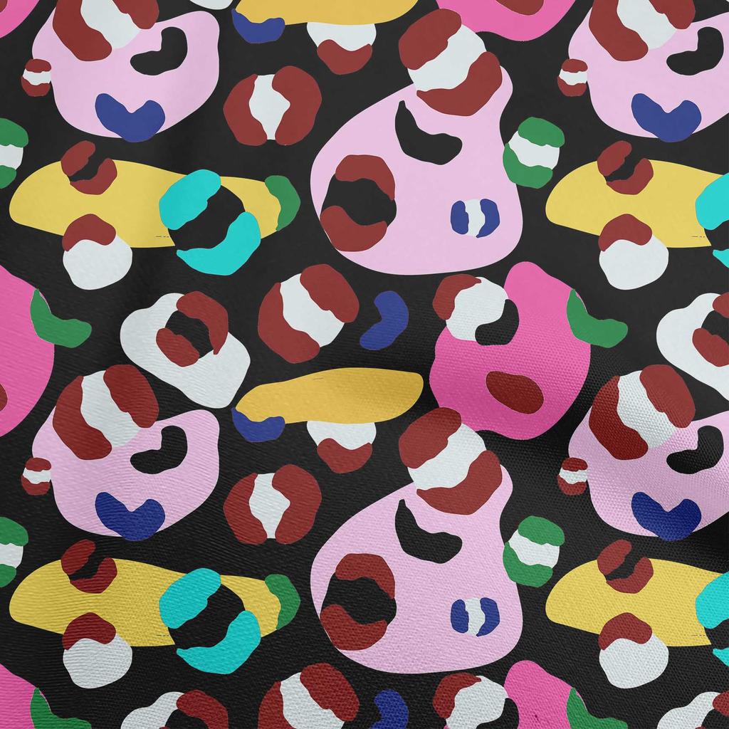 oneOone Cotton Poplin Aquamarine Green Fabric Animal Skin Quilting Supplies Print Sewing Fabric By The Yard 42 Inch