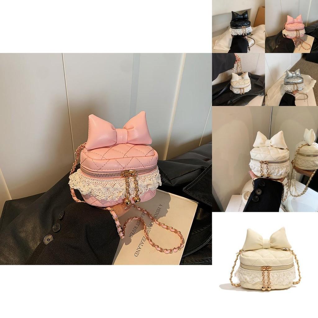 Trendy Lace Bowknot Mini Shoulder Bag For Boys And Girls Available In Multiple Colors