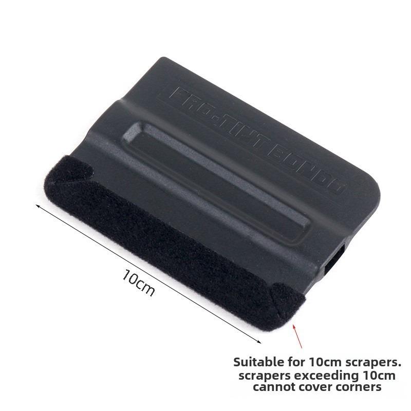 50pcs Fabric Felt Cloth for Vinyl Squeegee No Scratch Car Wrap Film Felt Buffers Carbon Fiber Card Scraper Window Tint Tool Edge
