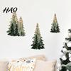 Entryway Holiday Wall Accents 3Pcs Wooden Christmas Tree Decor, Winter Snowy Pine Hanging Seasonal Indoor Art Sign, Rustic Forest Mounted Ornaments