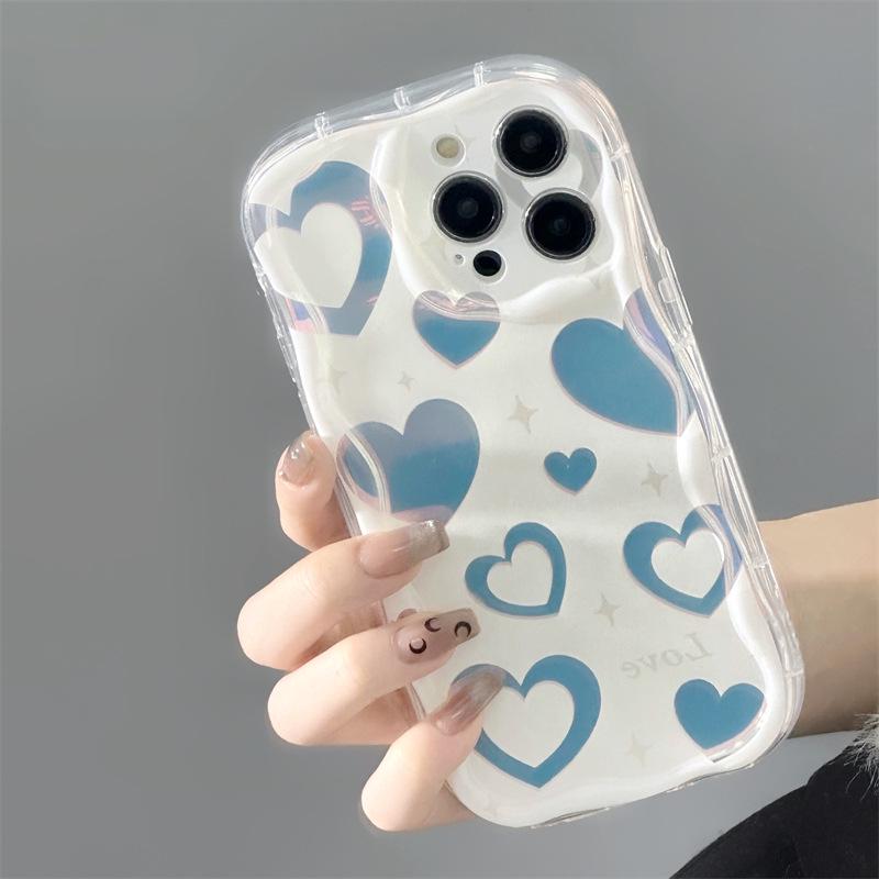 Силиконовый чехол Zhitai Cream Pattern для iPhone 13/14/15/16 Pro с цепочкой для мобильных устройств и антибликовой пленкой