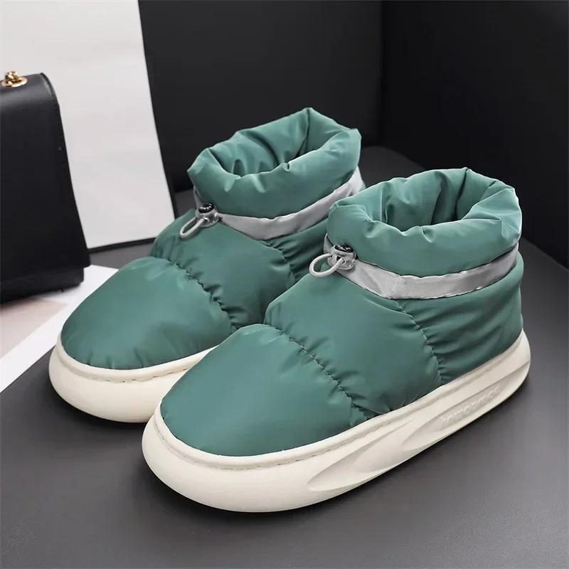 Унисекс зимние мужские пуховые сапоги дышащие зимние мужские зимние сапоги брендовые женские зимние сапоги женская обувь для отдыха на природе для пар