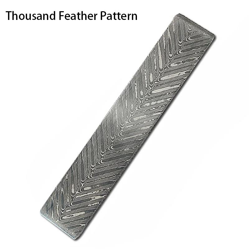 22x3x0,3 см нож из дамасской стали, заготовки для изготовления ножей, сырье для изготовления сэндвичей Vg10, складной нож с фиксированным лезвием, заготовки для бара
