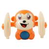 1 Baby Toy Electric Rolling Monkey Light Music Puzzle Sound Prompt Monkey Children's Toy Gift Preschool Education Toy