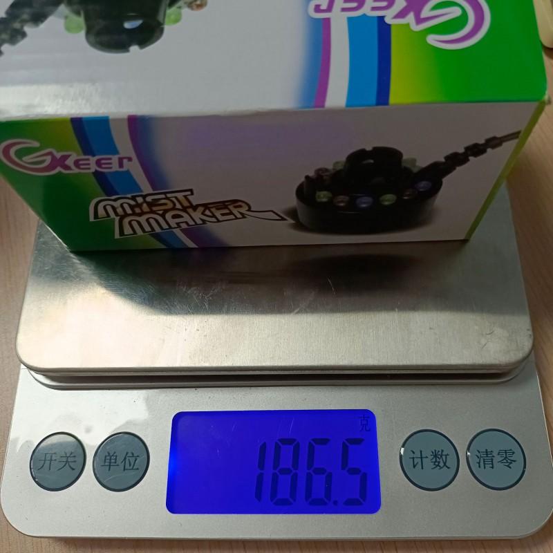 Reptile Terrarium Humidifier With LED Light Aquariums Vivariums Plastic Ultrasonic Mist Maker