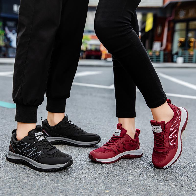 Men's Summer Outdoor Walking & Running Shoes - Breathable Mesh, Non-Slip, Soft Sole, Suitable for Middle-Aged & Elderly.