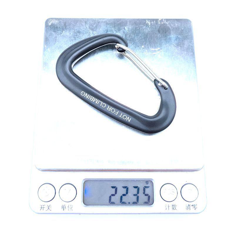 Kn D Shape 7075 Aluminum Alloy Carabiner Outdoor Hook