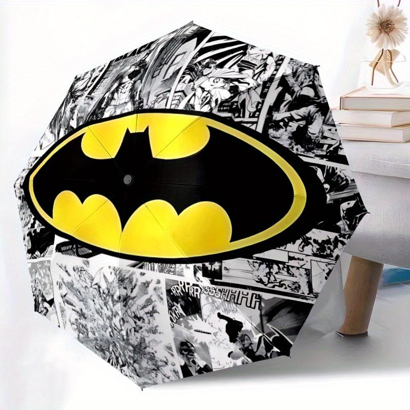 1pc Batman Automatic Folding Umbrella, 8-Rib Portable & Foldable Design, All-Season Use, Highqualityy0722096