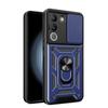 Shockproof Keysion For Armor Case Vivo V29e 5g Slide Camera Lens Protection Ring Stand Phone Cover For Vivo Y200 5g