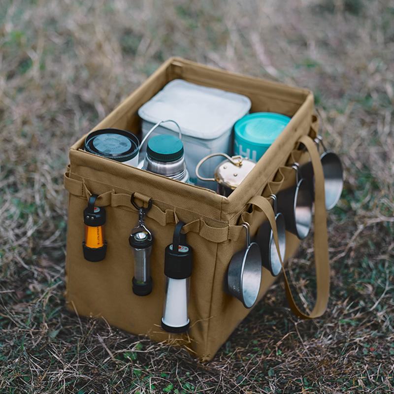 TOMSHOO Сумка для инструментов для кемпинга, складная сумка для хранения инструментов для кемпинга, коробка, кейс для переноски