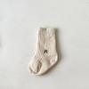Letter N Socks Knit Soft for Kids Baby Middle Tube Stockings Long Socks for Infant Toddler Boys Girls Casual Athletic Sock