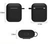 Силиконовый чехол с защитой от потери, защитный чехол для наушников Airpods 2