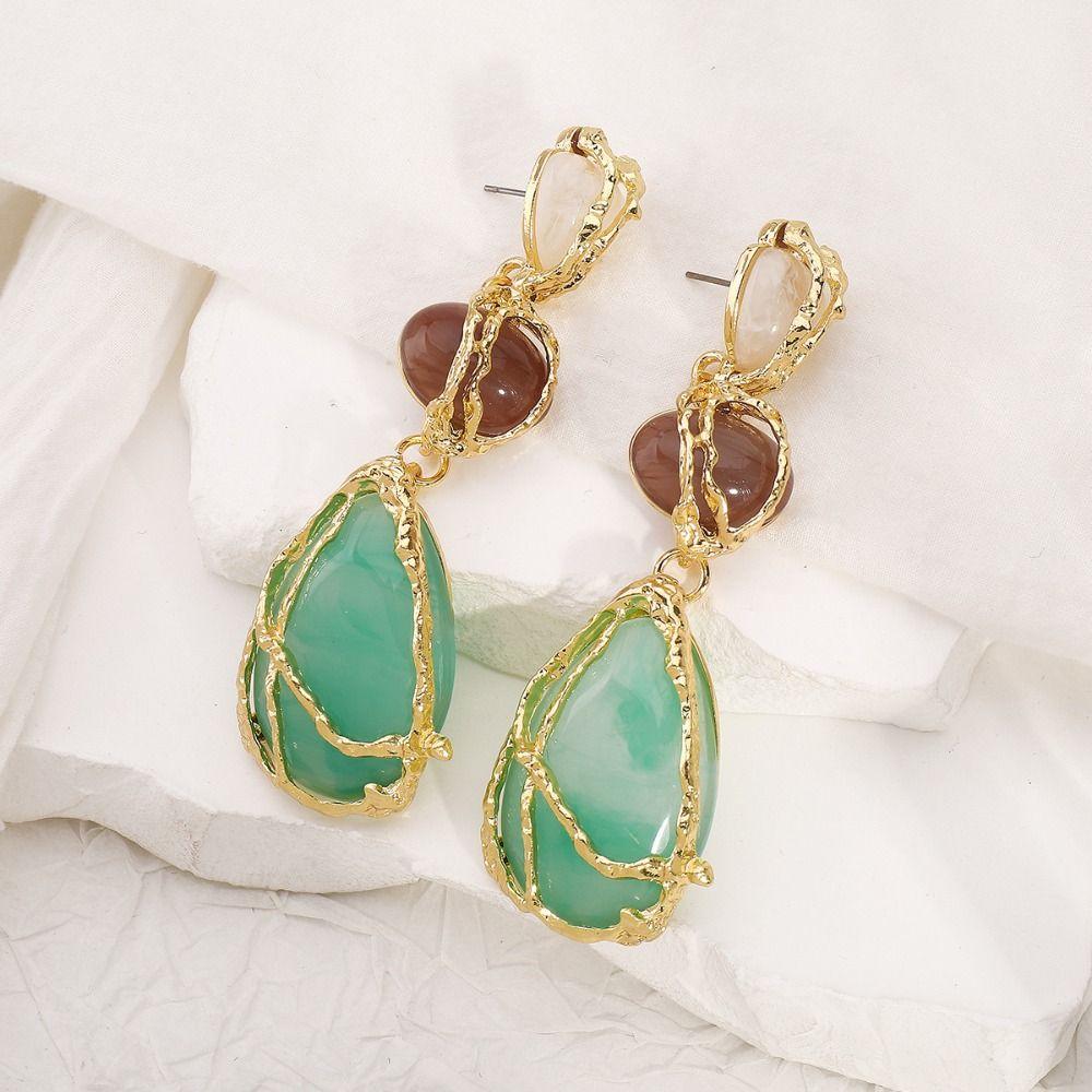 Minority Design Geometric Earring Korean Style Water Drop Dangle Earring Sweet Vacation
