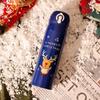 500ml Christmas Thermos Cup Stainless Steel Vacuum Water Bottle Cartoon Santa Claus Snowman Vacuum Flasks Water Bottle Xmas Gift