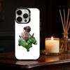 Pug Dog Funny Cartoon Phone Case For iPhone 17 16 15 14 13 12 11 Pro Max Plus Silver Matte Black Cover