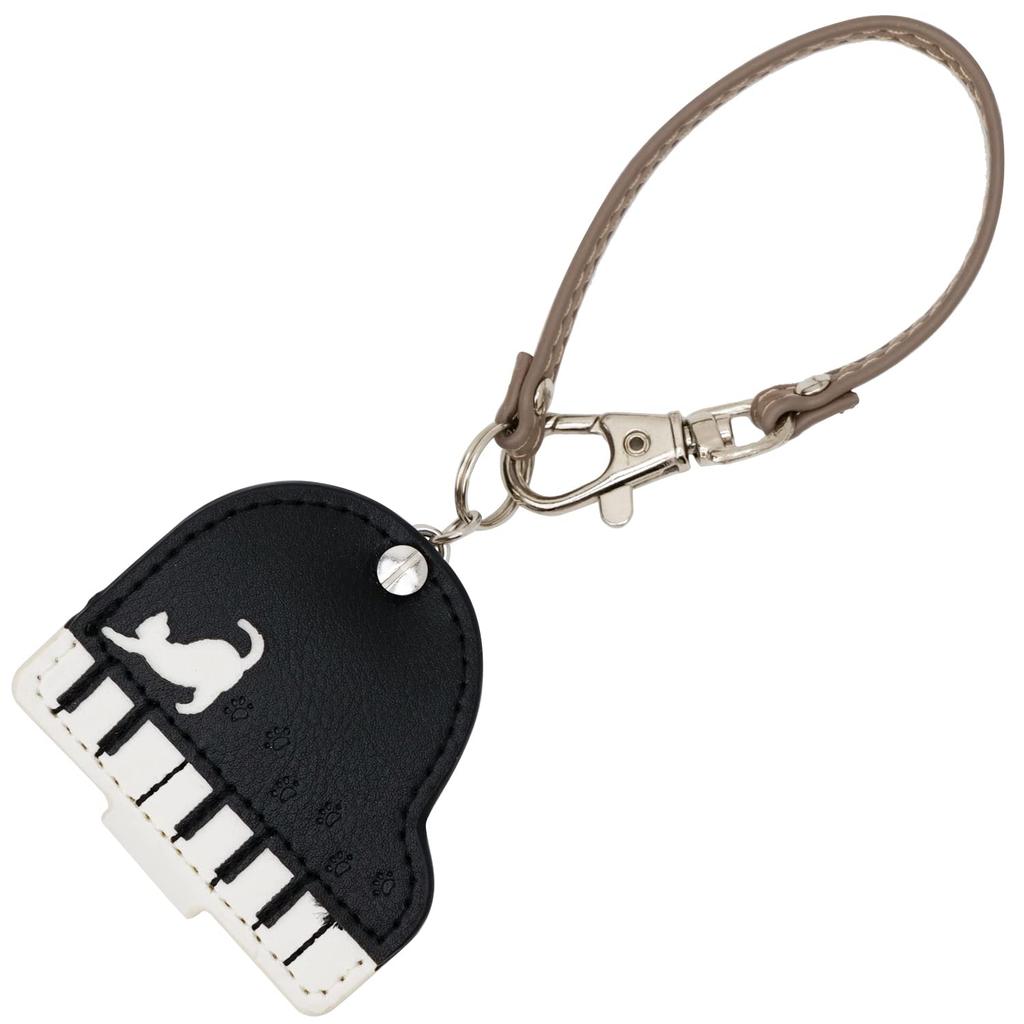 [Fieldwork] Часы аналоговые Cat Piano Bag Charm Watch с лупой LW038-2 женские коричневые