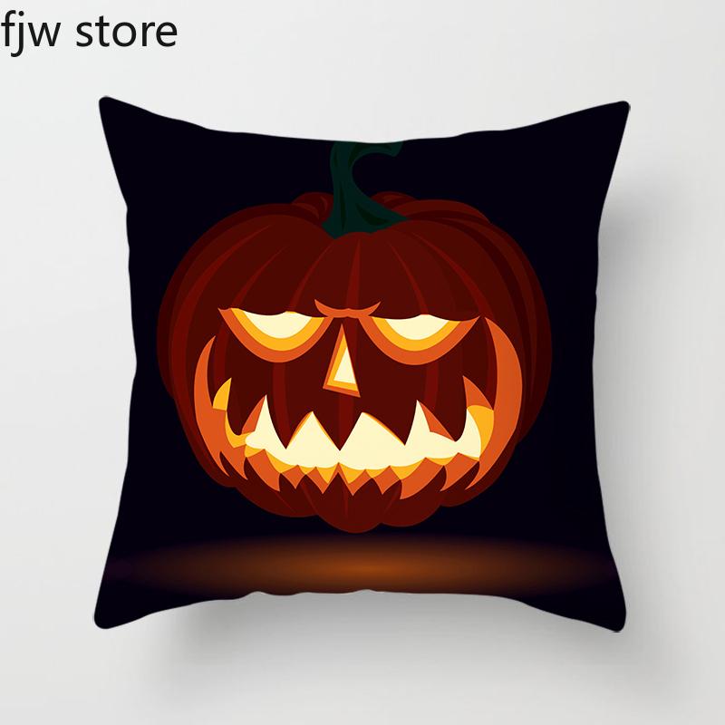 Halloween Decoration Pillowcase Pumpkin Ghost Face  Party  Holiday Gift Sofa Cushion Cover Room Home Decor