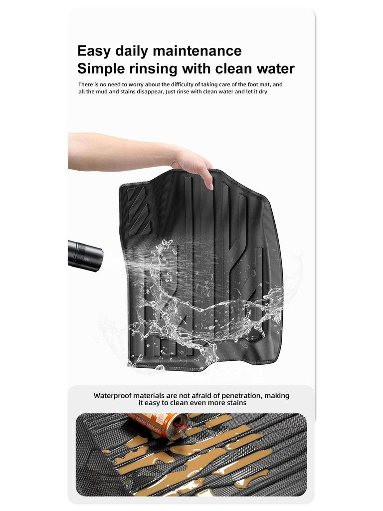 Совместимые ТПЭ коврики для 2012-2023 GMC Sierra и Chevrolet Silverado.