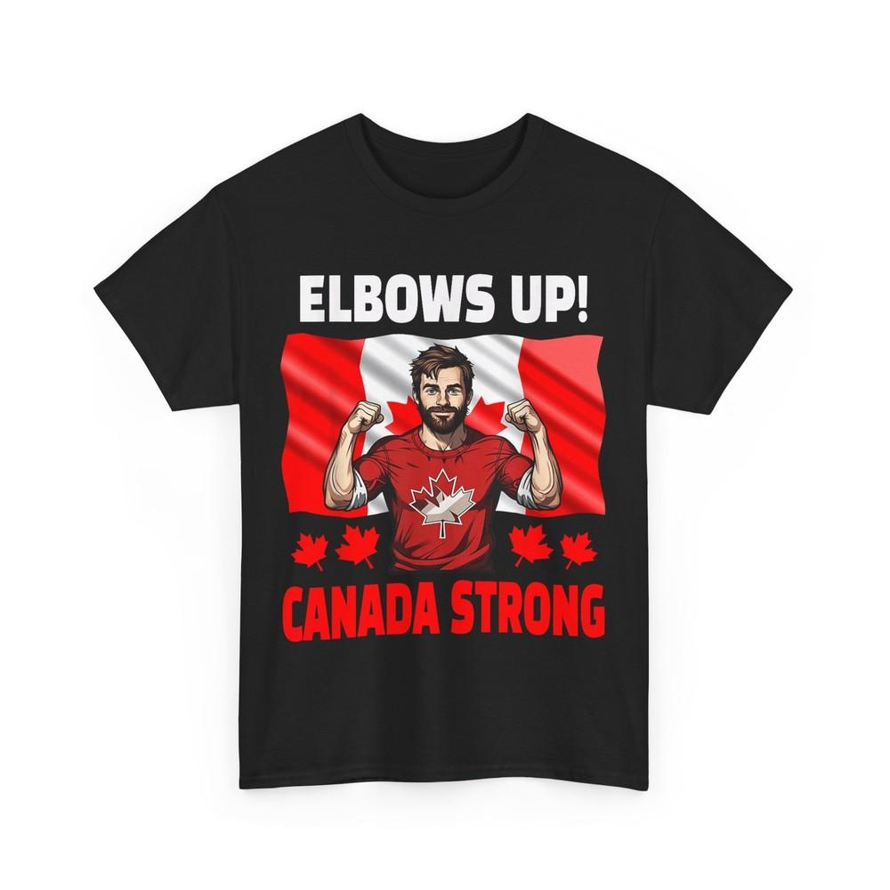 Футболка Elbows Up Canada Strong, канадский флаг, канадская, женская, мужская, гордая футболка