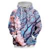 Cherry Blossom Pink 3D Print Мужская женская толстовка с капюшоном Куртка Пуловер Топы