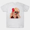 T Shirt Women Bloody Halloween Day Of The Dead Girl Harajuku Print Kawaii Tshirt Summer Short Sleeve Female T-Shirt Top Tee