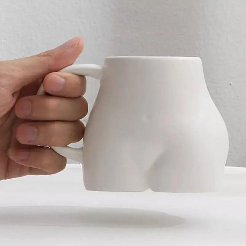 Creative Ceramic Mug Porcelain Tea Cup Portable 3D Water Cup  Tableware