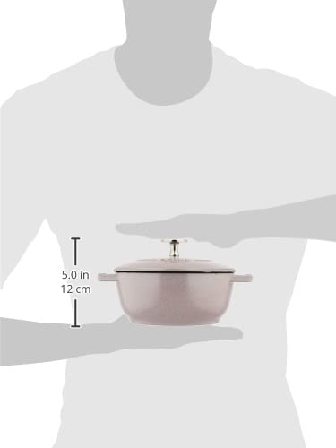 Staub Staub Paint Chiffon Rose S литая эмалированная рисоварка с двумя ручками Yukihira 1 чашка IH совместимый японский продукт с серийным номером "Wanabe 16 см"