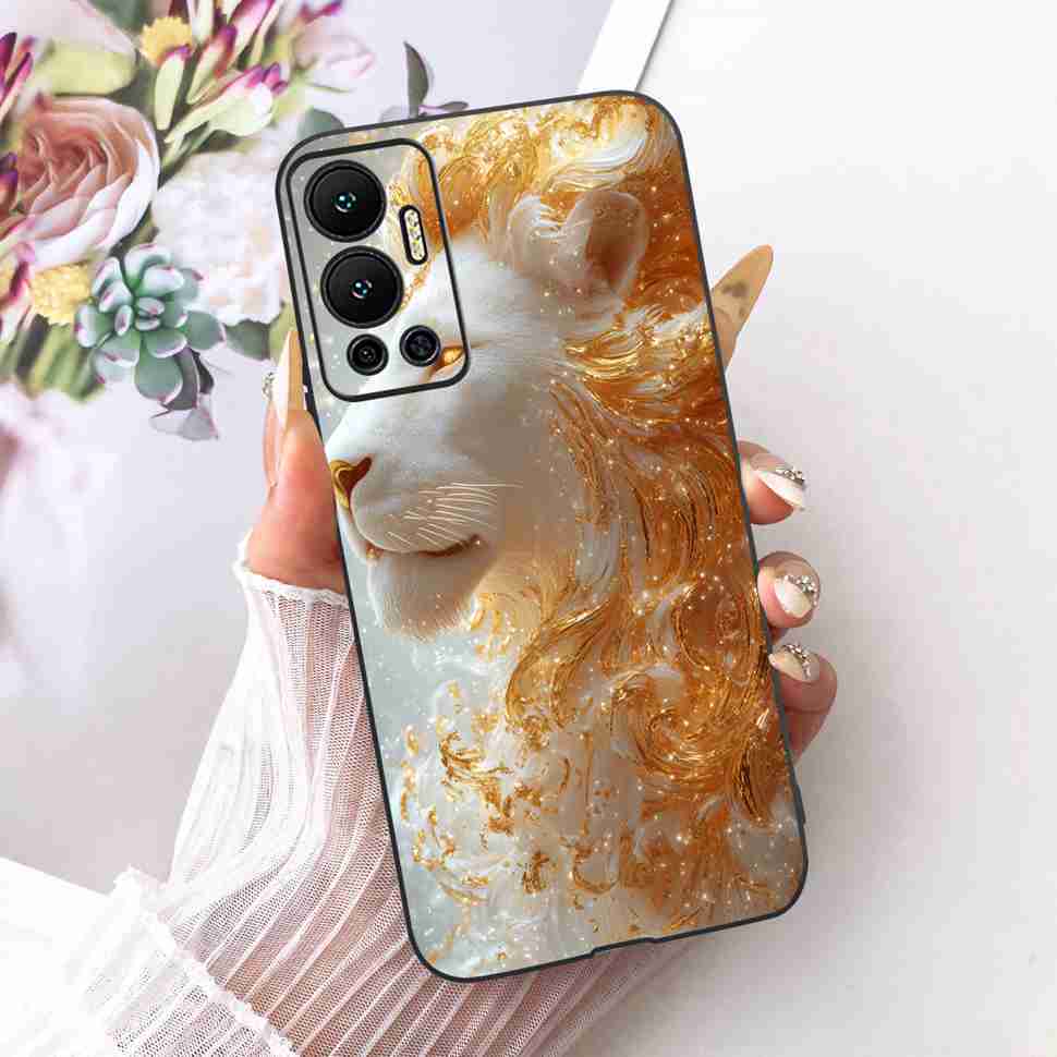 Чехол для Infinix Hot 12 2022 Животный Рисунок Мягкий Силиконовый Чехол для Телефона Для Infinix Hot 12 Hot12 X6817 X6817B