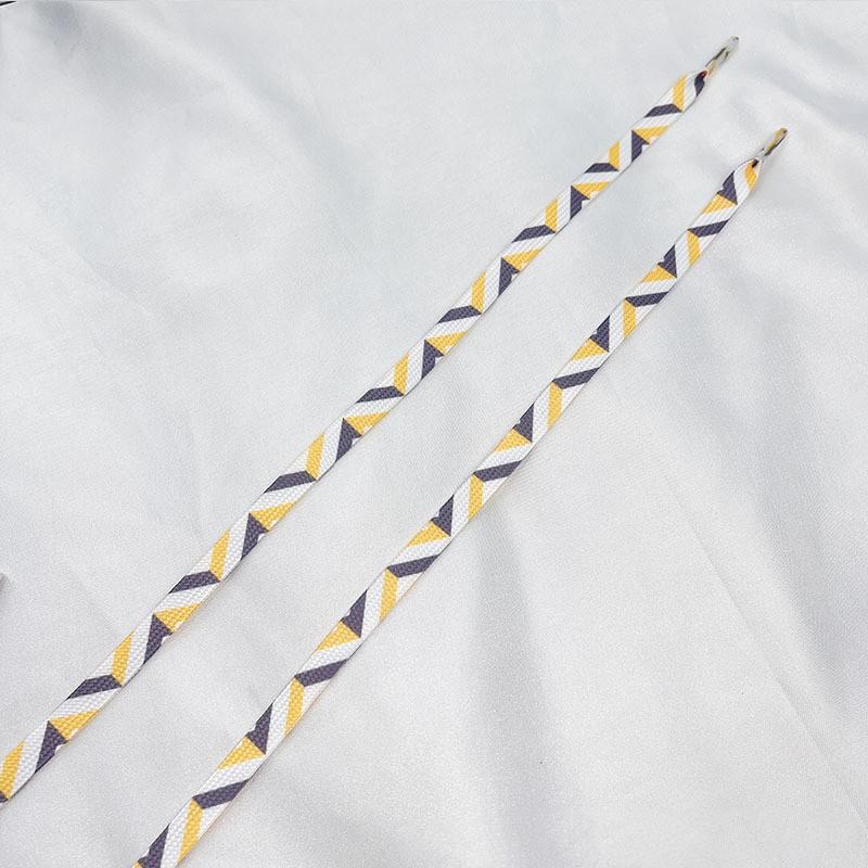 Шнурки Ice Cream для тенниса, плоские градиентные шнурки для кроссовок, радужные высокие спортивные шнурки для женщин и мужчин