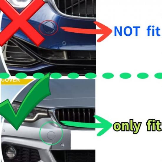 For BMW 4 Series M-Sport F33 Convertible 2014- Front Bumper Tow Hook Cover