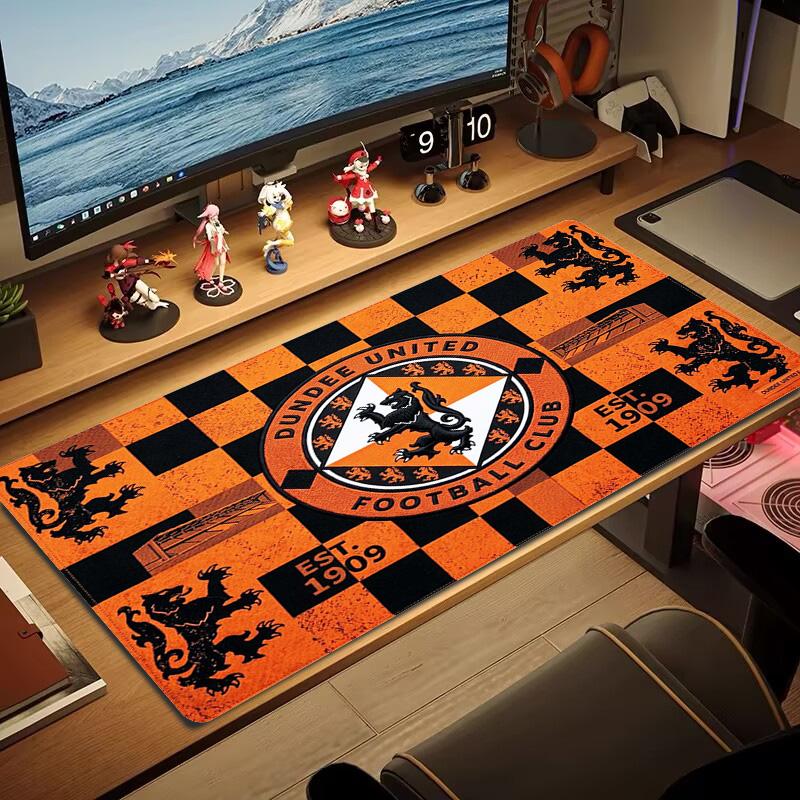 Dundee United FC Цветная Мышь Коврик Большой Игровой Стол Подушка Нескользящий Ноутбук Планшет Большой Коврик для Мыши XXL Коврик Мини ПК Игровой Коврик С Замком по краю