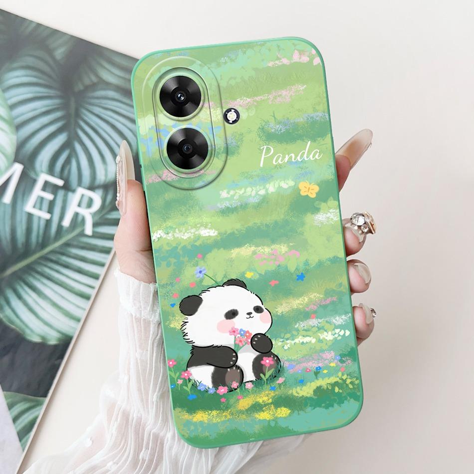 Для Realme Note 60 2024 Милый Мультяшный Чехол-Кролик Панда Для Realme Note60 4G Мягкий Силиконовый Ударопрочный Чехол