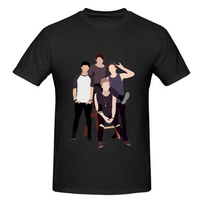 1 Piece Team Novelty 100 Cotton Tshirt 5sos Tees Tops For Unisex