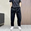 2025 Новые Прямые Повседневные Брюки Модный Бренд Мужские Универсальные Харун Эластичные Свободные Однотонные