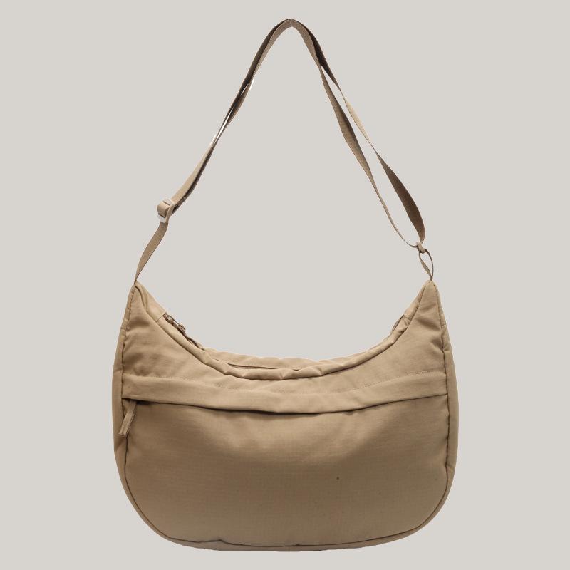 Простая тканевая сумка для шоппинга, женская сумка через плечо, нейлоновая сумка для пельменей, большая вместимость, водонепроницаемая сумка на плечо