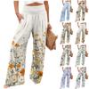 Women's Casual Pants Loose Soft Solid Color  Wide Leg Long Pants High Waist Straight Leg Pants