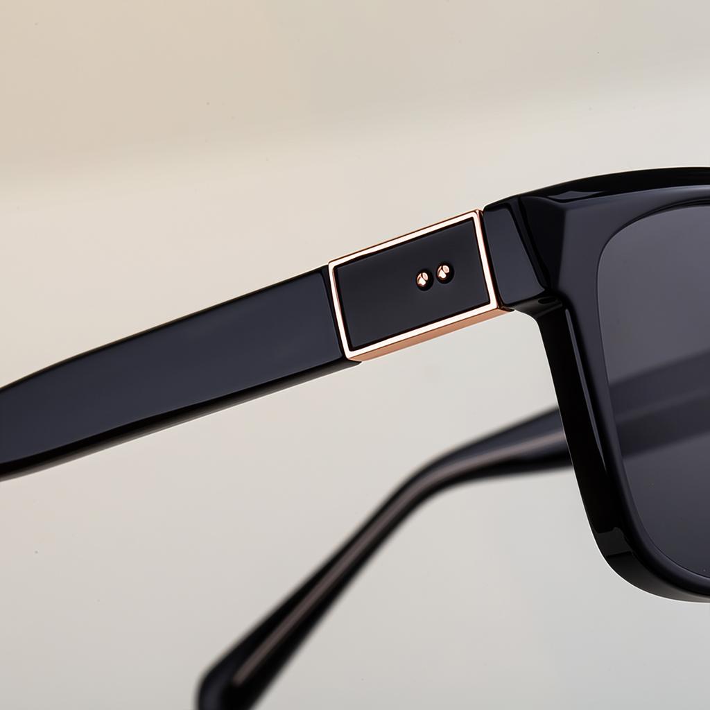 Partagas Fashion Trendy Designer Custom Logo Square Pin-in Temples UV400 Shades Sun Glasses Sunglasses for Women Men Unisex