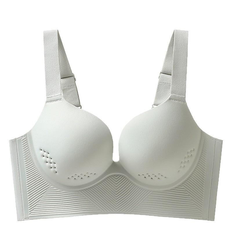 Plus Size Seamless Push-Up Shaping Bra with Side Support