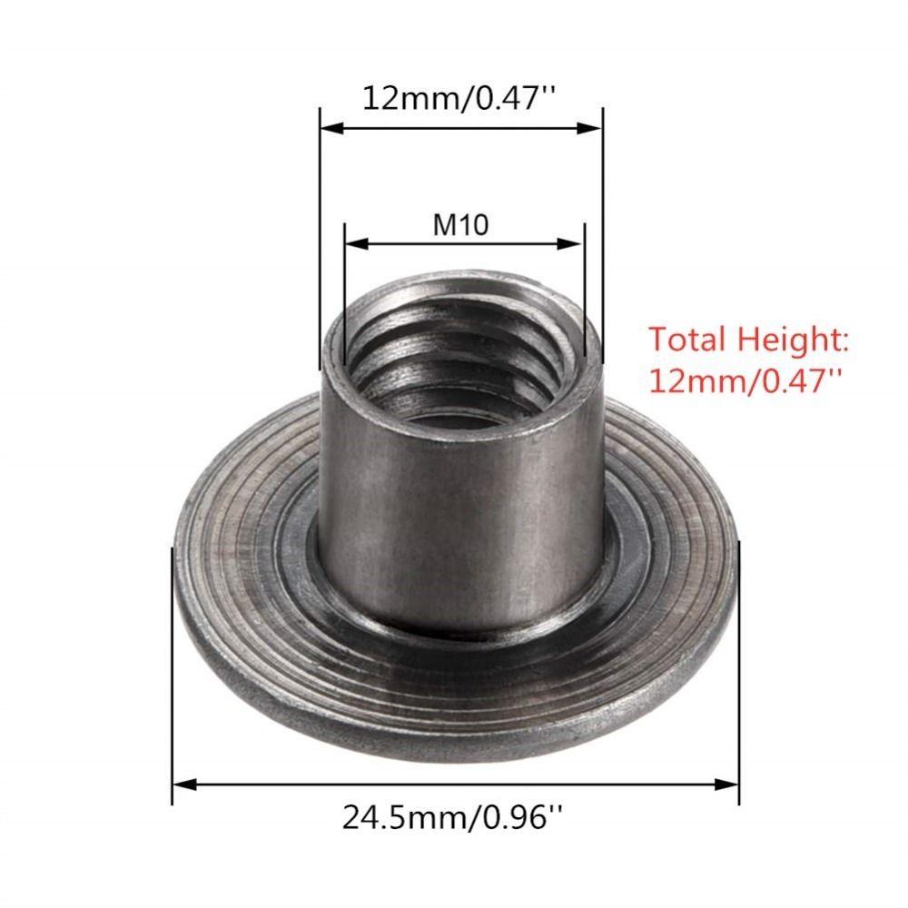 30 шт. M4 M5 M6 M8 M10 Т-образная гайка Фитинг Крепеж Аппаратные гайки Внутренняя резьба