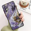 Чехол для телефона Samsung Galaxy Note 20Ultra 8 9 10Lite Plus A52s A21s A71 A51 A31 A70s A50s A30s A05s Матовый Цветочный Мрамор