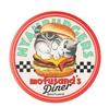 Mofusand Diner Unglazed Coaster ( Nyan Burger ) Japan NEW