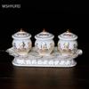 Ceramics Water Supply Cup Set Ornaments Guanyin Holy Water Cup Buddha Hall Decorations Traditional Home Buddha Tools Supplies