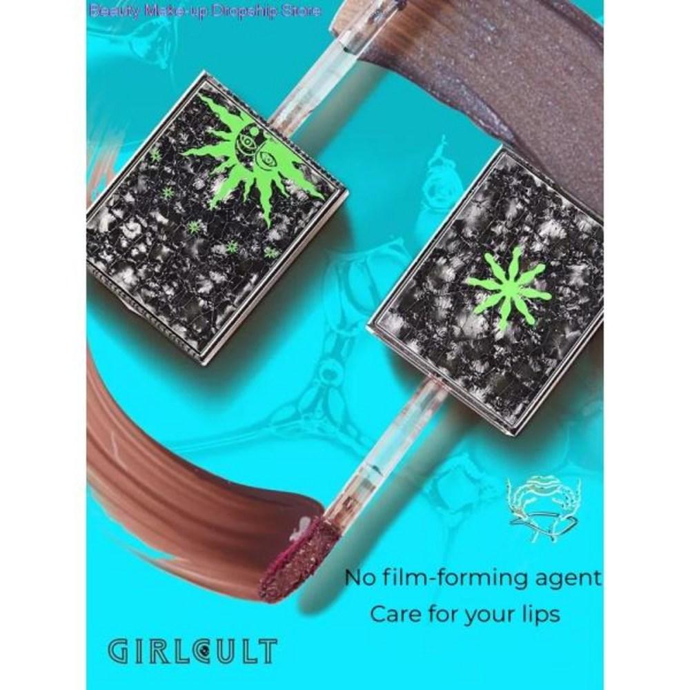 Girl Cult Eye Makeup Cyber Chat Series Mirror Lip Glaze Non-Stick Chameleon Polarized Fantastic Lipstick Makeup, 1 шт., 6 шт.) J75
