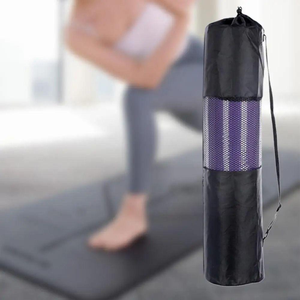 Convenience Yoga Mat Mesh Bag Adjustable Shoulder Straps Breathable Sports Bag Yoga Mats