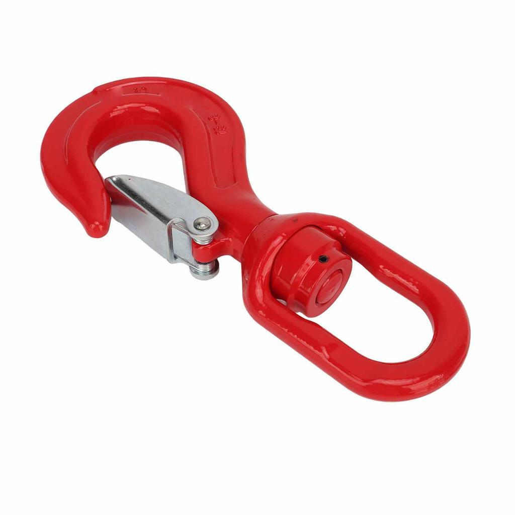 Поворотный крюк 5.3T с высокой грузоподъемностью, поворотный подъемный крюк из легированной стали для подъема крана