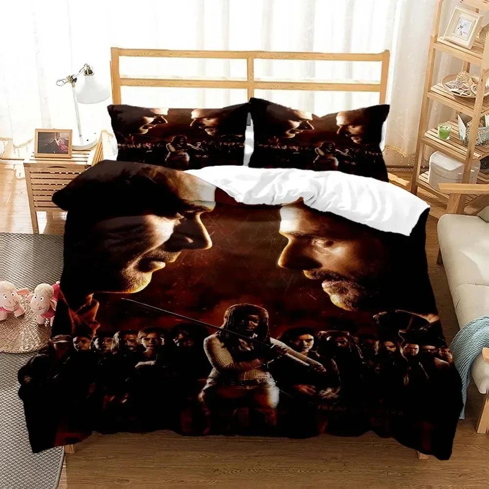 Horror Die Walking Dead Printed Bedding Set Luxury Queen Bedding Set Soft and Comfortable Customized Bedding Set for Boy