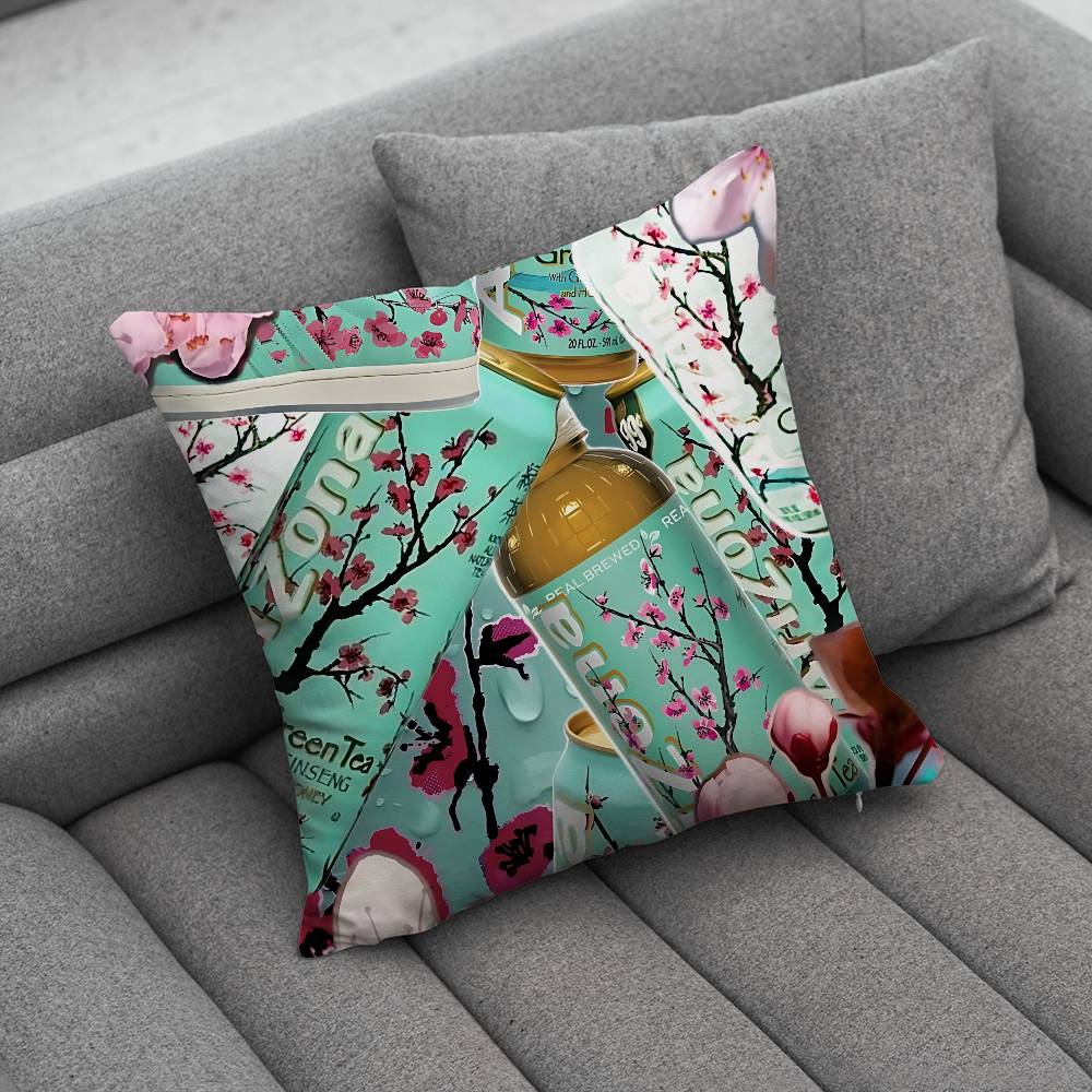 AArizonaES Green Tea Pillow Case Pillowcase Home Sofa Cushions Car Cushions Pillowcover Office Pillowshell Pillow