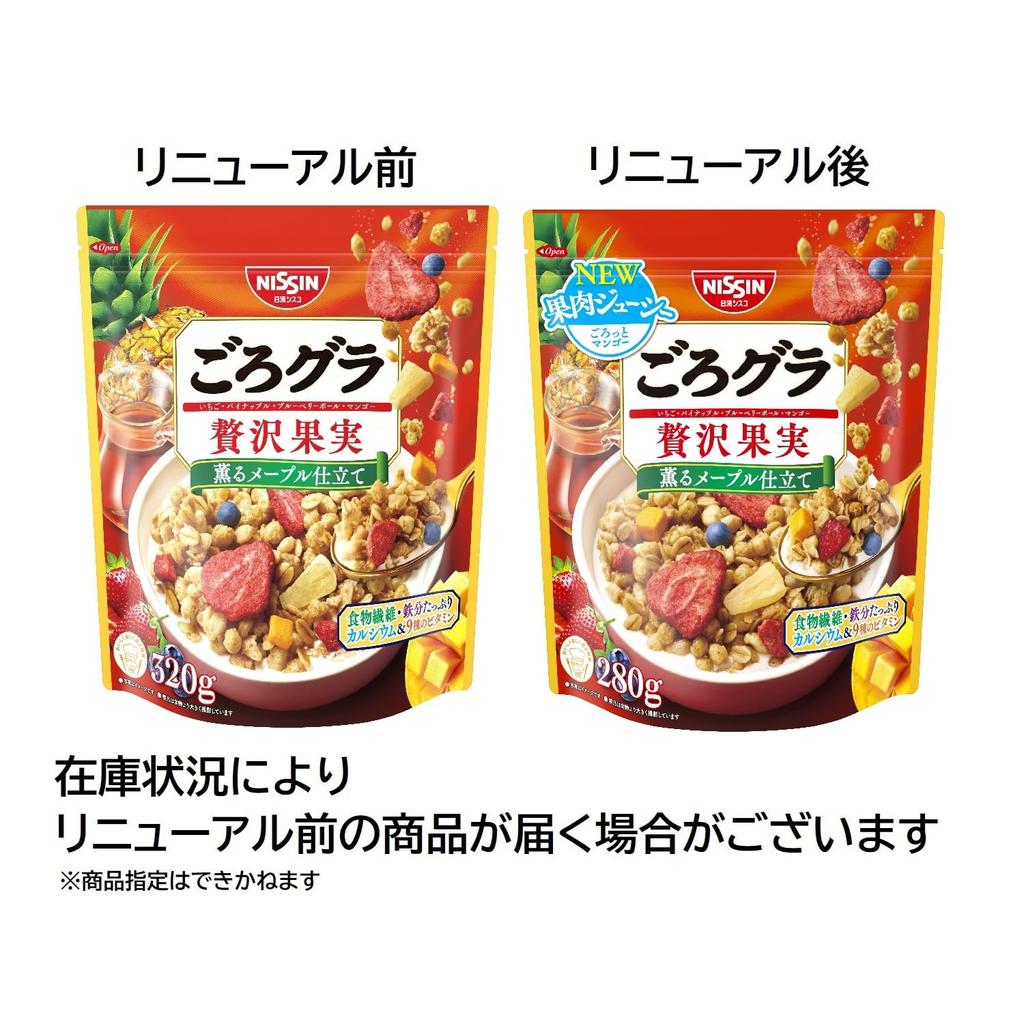 Nissin Cisco Gorogura Luxury Fruit 280 г x 6 пакетиков